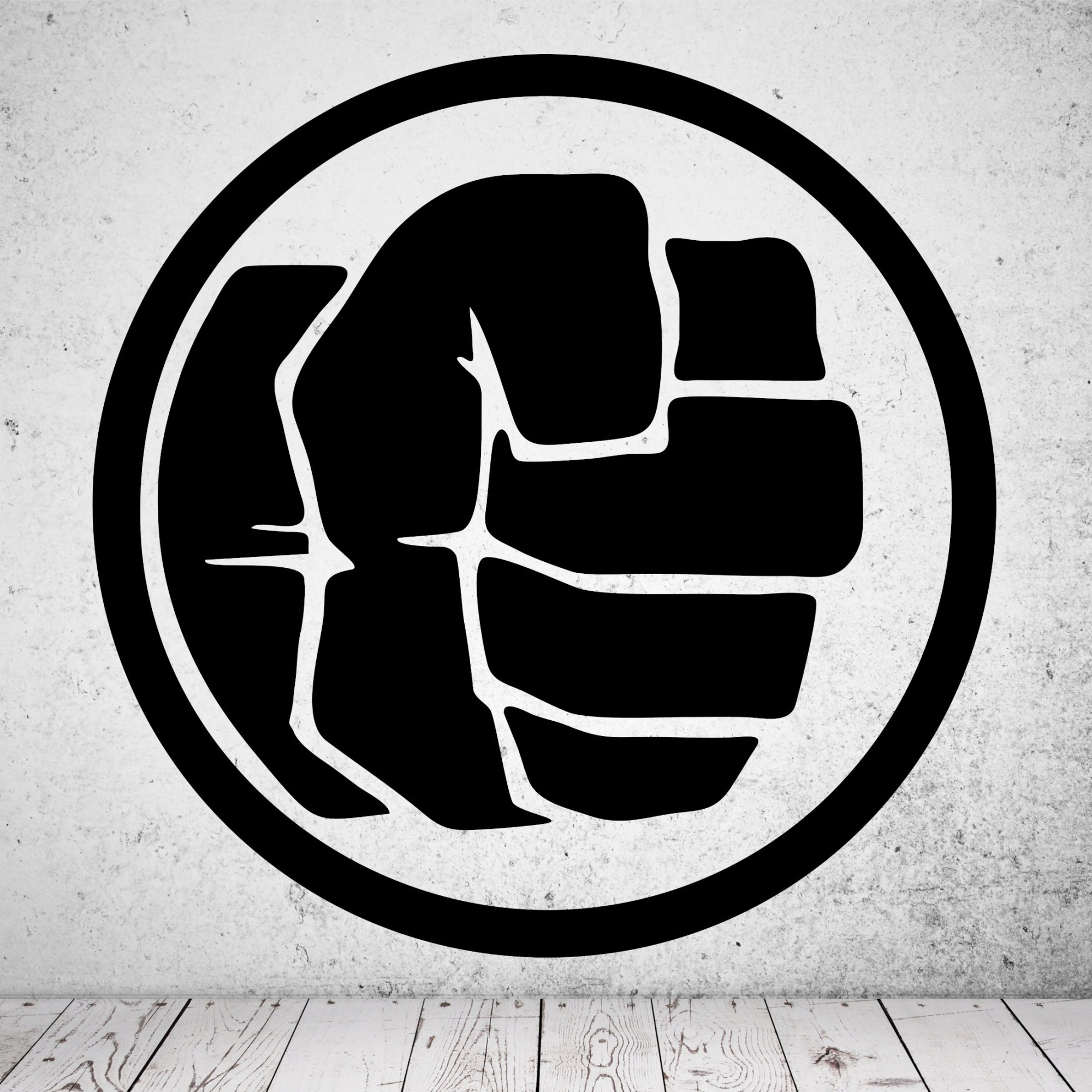 46236 Hulk Faust Wandsticker